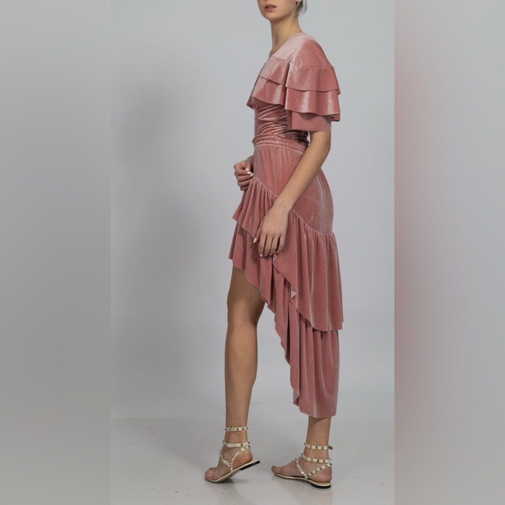 Miss Los Angeles women’s 2 piece velvet set size XS - Picture 3 of 15